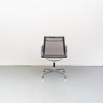 8x Vitra Eames EA 108 Stoel Antraciet Netweave - Chroom, Huis en Inrichting, Stoelen, Ophalen of Verzenden, Zo goed als nieuw