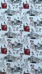 Dalmatiërs in londen tricot 2 lapjes, 120 cm of meer, Nieuw, Ophalen of Verzenden, Katoen