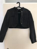 Zwart Vero Moda spijkerjasje maat L, Vero Moda, Zwart, Maat 42/44 (L), Ophalen of Verzenden