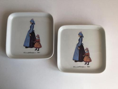 2x gebaksbordje bord Hindeloopen 1860 Villeroy & Boch, Huis en Inrichting, Keuken | Servies, Nieuw, Schaal of Schalen, Porselein