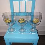 Grimbergen bokaal bierglazen set van 3, Ophalen, Gebruikt, Glas of Glazen, Overige merken