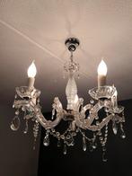 Kroonluchter met Zilver Accent, Ophalen, Gebruikt, Metaal, Brocante styl