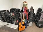 40 gitaren met koffers of gigbags! In één koop!, Ophalen, Gebruikt, Overige typen, Met koffer