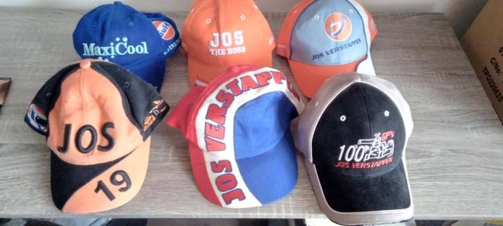 Petten Jos Verstappen te koop ( Vader Max Verstappen ), Verzamelen, Automerken, Motoren en Formule 1, Zo goed als nieuw, Formule 1