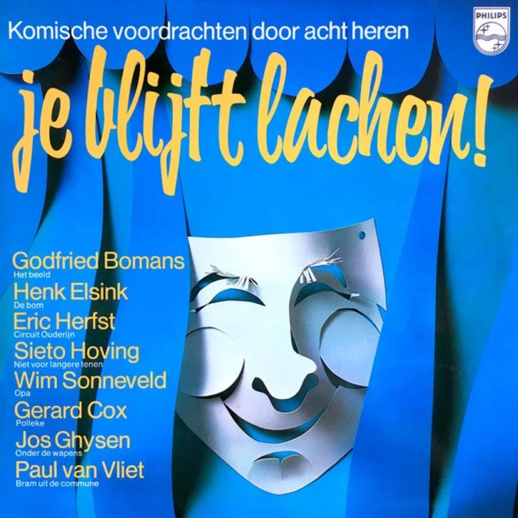 LP Je Blijft Lachen (Paul v.Vliet-Gerard Cox-ea) als nw, Cd's en Dvd's, Vinyl | Overige Vinyl, Zo goed als nieuw, 12 inch, Ophalen of Verzenden