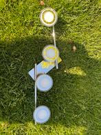 2 sets lampen, armatuur 4 lampen en 2 lampen, Ophalen of Verzenden, Zo goed als nieuw