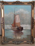 Schilderij zeilboot., Ophalen