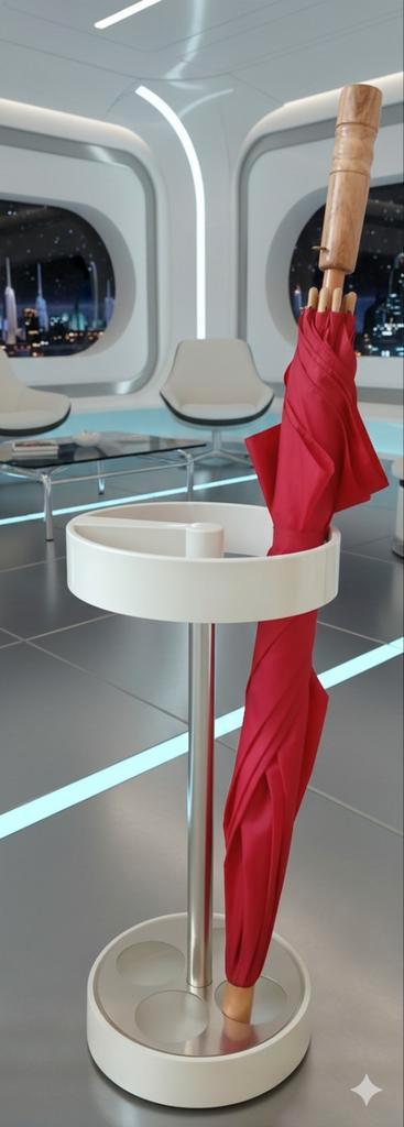 Vintage, space age paraplubak, Huis en Inrichting, Woonaccessoires | Paraplubakken, Gebruikt, Kunststof, Ophalen of Verzenden