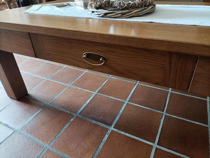 Houten TV Meubel, Huis en Inrichting, Kasten | Televisiemeubels, Gebruikt, Minder dan 100 cm, 100 tot 150 cm, 25 tot 50 cm, Eikenhout