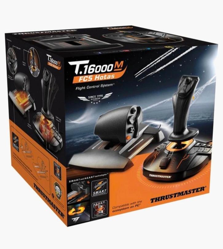 Thrustmaster T16000M HOTAS, Computers en Software, Joysticks, Zo goed als nieuw, Ophalen