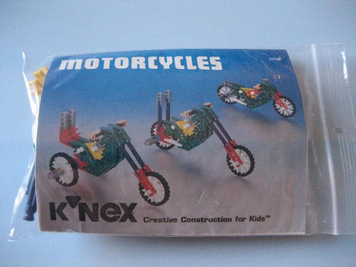 K'nex Motor cycles 3 models, Kinderen en Baby's, Speelgoed | Bouwstenen, Gebruikt, K'nex, Ophalen of Verzenden