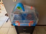 Te koop hamsterkooi met toebehoren, Dieren en Toebehoren, Kooi, Gebruikt, Minder dan 75 cm, Hamster