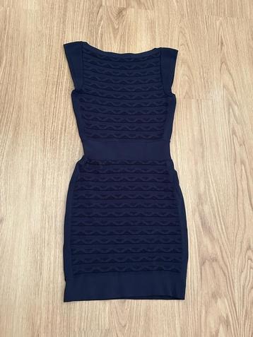 Elegante mooie donkerblauwe jurk, S, Zo goed als nieuw! beschikbaar voor biedingen