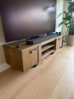 Tv meubel massief eiken, Huis en Inrichting, Ophalen, 150 tot 200 cm, Zo goed als nieuw, Minder dan 100 cm