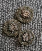 Battle jas Officier sterren/stof, Ophalen of Verzenden, Landmacht, Nederland, Embleem of Badge