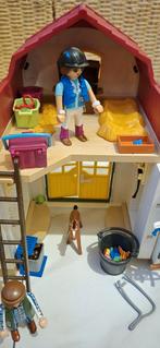 Playmobil hele grote manege/weide/camping/paarden/poppetjes, Kinderen en Baby's, Speelgoed | Playmobil, Ophalen of Verzenden, Zo goed als nieuw