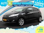 Ford Fiesta 1.25 82 PK Titanium Climate Cruise Park. Sens Vo, Voorwielaandrijving, Euro 5, Stof, Parkeersensor