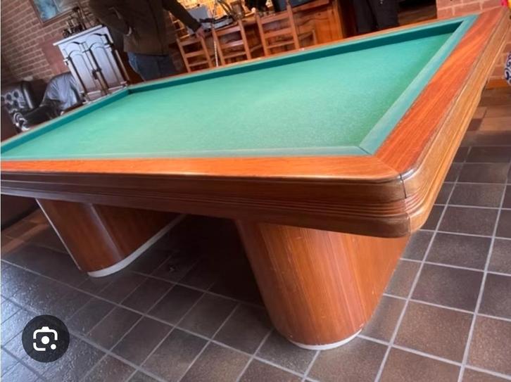 Wilhelmina super de luxe 105/210, Sport en Fitness, Biljarten en Poolen, Zo goed als nieuw, Pooltafel, Ophalen of Verzenden