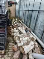 gratis af te halen haard hout / kachel hout, Tuin en Terras, Haardhout, 3 tot 6 m³, Ophalen, Overige houtsoorten, Stammen