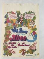 ALICE IN WONDERLAND  filmposter   36-54 cm   USED, Verzamelen, Ophalen of Verzenden, Overige figuren, Gebruikt, Knuffel