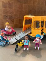 Playmobil schoolbus, scooter, fiets en rolstoel, Kinderen en Baby's, Speelgoed | Playmobil, Ophalen of Verzenden, Gebruikt
