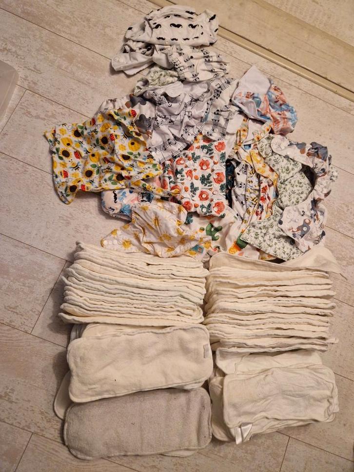 Wasbare luiers, inleggers en wasemmers, Kinderen en Baby's, Badjes en Verzorging, Gebruikt, Overige typen, Overige merken, Ophalen of Verzenden