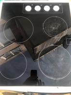 Elektrische keramische kookplaat, Elektrisch, 4 kookzones, Vrijstaand, Gebruikt