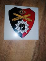 12e afdeling Veldartillerie wandtegeltje, Ophalen of Verzenden, Landmacht, Nederland, Kunstobject