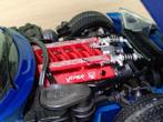 Dodge Viper GTS Bburago Blauw 1:18 Custom motorblok, Ophalen of Verzenden, Zo goed als nieuw, Auto, Bburago