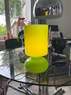 Vintage IKEA Lykta Lamp neon groen - mushroom Design, Huis en Inrichting, Lampen | Tafellampen, Ophalen, Gebruikt, Glas, Minder dan 50 cm