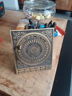 Antieke  bronzen  eeuwigdurende  kalender zie foto's, Ophalen of Verzenden, Maandkalender