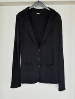 Sweatvest van Dimensione danza met gerafelde rand, m. XS., Zwart, Ophalen of Verzenden, Zo goed als nieuw, Maat 34 (XS) of kleiner