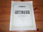Grutzmacher - etuden op. 38 Deel 1, Gebruikt, Klassiek, Ophalen of Verzenden, Artiest of Componist