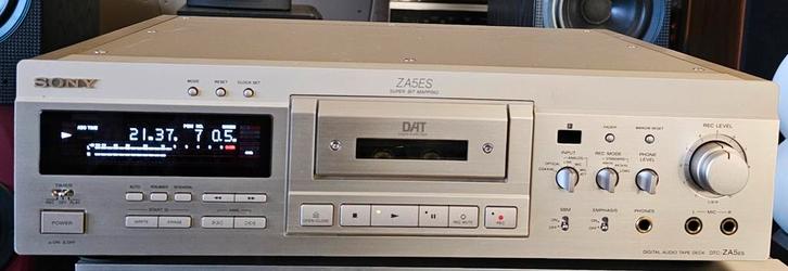 Sony DTC-ZA5 ES DAT recorder champagnegold, izgst, garantie, Audio, Tv en Foto, Cassettedecks, Enkel, Sony, Tiptoetsen, Tape counter