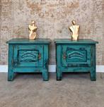 Nachtkastjes India stijl/ vintage kastjes, Ophalen, Donyavimin@gmail.com, Minder dan 45 cm, 5363st