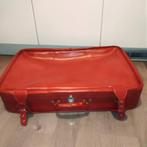 Vintage koffer rood, Sieraden, Tassen en Uiterlijk, Koffers, Ophalen, Gebruikt, Minder dan 50 cm, 55 cm of meer