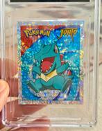 Grade-10 Totodile Merlin Pokemon Stickers 2001 Series 3-43, Ophalen of Verzenden, Zo goed als nieuw, Losse kaart, Foil