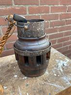 Antiek houten lamp, Antiek en Kunst, Antiek | Lampen, Ophalen
