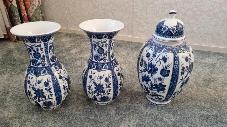 Set van 3 FG Ceramiche vazen uit Italië, Antiek en Kunst, Antiek | Vazen, Ophalen of Verzenden