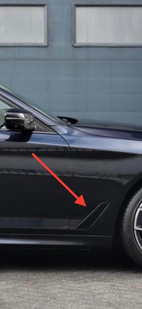 Afdeklijst luchtgeleider zijscherm BMW 5-serie, G30 en G31, Auto-onderdelen, Overige Auto-onderdelen, BMW, Gebruikt, Ophalen of Verzenden