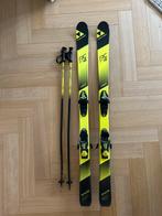 Fischer RC4 Junior Ski's 140cm met Stokken, Ophalen, 140 tot 160 cm, Carve, Skiën