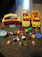 Little people poppetjes , bussen, stal , dieren enz, Ophalen of Verzenden, Gebruikt, Speelset