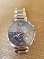 Emporio Armani AR-5890 heren horloge, Overige merken, Staal, Gebruikt, Staal