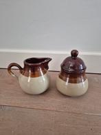 Vintage Suiker en Melk stel aardewerk, Ophalen of Verzenden, Huis en Inrichting