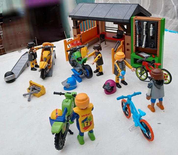 Playmobil werkplaats voor motoren en e-bikes, Kinderen en Baby's, Speelgoed | Playmobil, Gebruikt, Ophalen of Verzenden