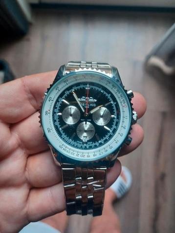 Breitling Navitimer heren horloge zwarte plaat. beschikbaar voor biedingen