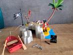 55. Playmobil piraten op eiland, Ophalen of Verzenden, Zo goed als nieuw, Complete set