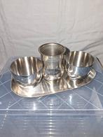 Verzilverd Dienblad met Potjes, Ophalen of Verzenden