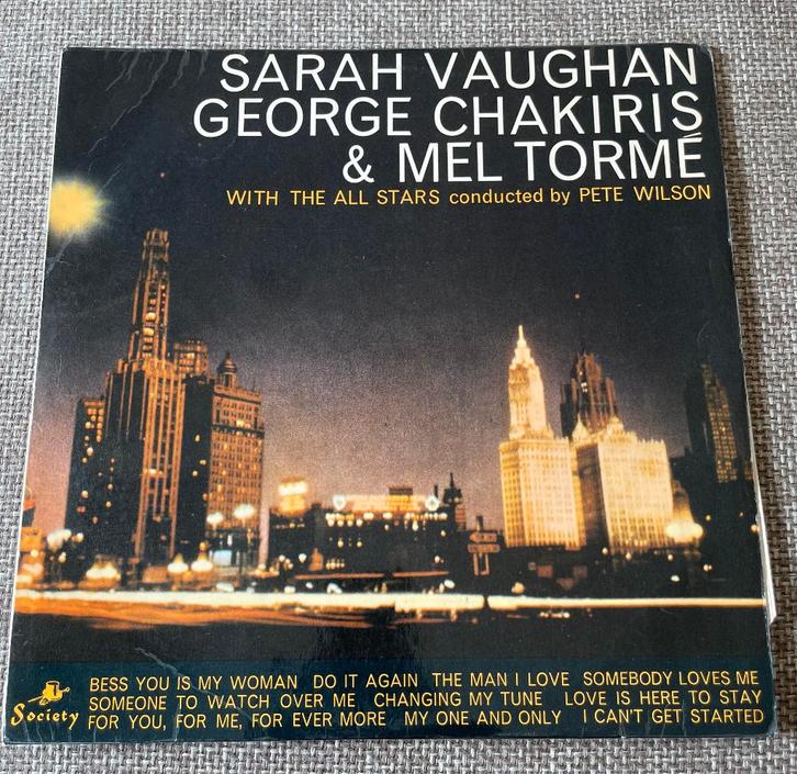 LP Sarah Vaugghan George Chakiris & Mel Torme 1965 € 7,00, Cd's en Dvd's, Vinyl | Pop, Zo goed als nieuw, 1960 tot 1980, 12 inch
