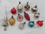 Leuke set feathertree kerstballetjes met piekje, Ophalen of Verzenden, Gebruikt